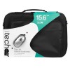Tech Air Bundle 15.6&quot; Black Laptop Bag with Silver Mouse