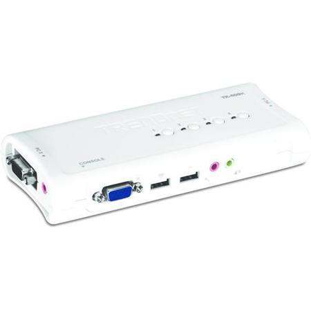 Trendnet 4 Port USB KVM Switch Kit w/ Audio