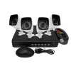 GRADE A2 - Light cosmetic damage - electriQ 4 CH AHD 1080p CCTV Kit DVR 4 Bullet Cameras HD720p 1TB Hard Drive