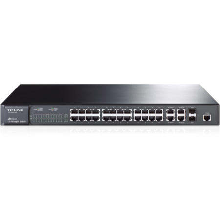 TP-Link TL-SL5428E 24-Port 10/100Mbps  4-Port Gigabit L2 Managed Network Switch