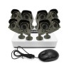 electriQ 8 Channel 1080p NVR with 4TB Installed and 8 960p POE Bullet Cameras 