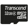 Transcend 32GB MicroSDHC Flash Card with Adaptor Class 4
