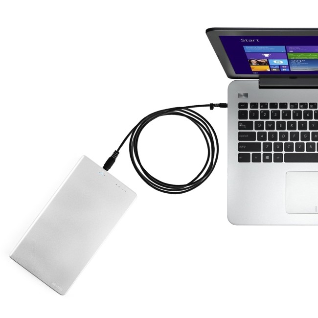 GRADE A1 - ElectriQ Universal Laptop Power Bank - Charge your Laptop & Tablet and other devices on the go! 30000 mAh 
