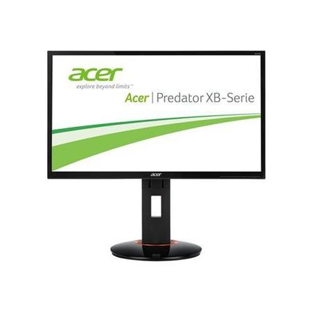GRADE A1 - As new but box opened - Acer XB240Hbmjdpr DisplayPort HDMI DVI VGA 1ms HD Anti Glare Black LED 24" Monitor