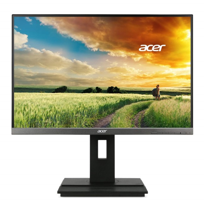 Acer B246WL - LED monitor - 24" - 1920 x 1200 - IPS - 300 cd/m2 - 6 ms - DVI VGA DisplayPort - speakers - dark grey