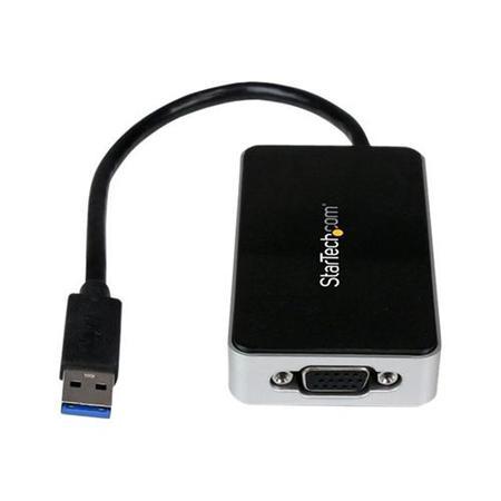 USB 3.0 to VGA External Video Card Multi Monitor Adapter with 1-Port USB Hub – 1920x1200
