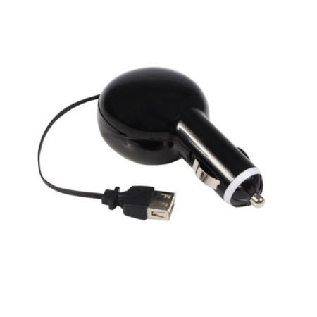 StarTech.com 2.5 ft USB A Female Retractable Car Charger Adapter