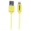 StarTech.com 1m 3ft Yellow Apple&amp;reg; 8-pin Lightning Connector to USB Cable for iPhone / iPod / iPad