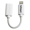 StarTech.com White Micro USB to Apple&amp;reg; 8-pin Lightning Connector Adapter for iPhone / iPod / iPad