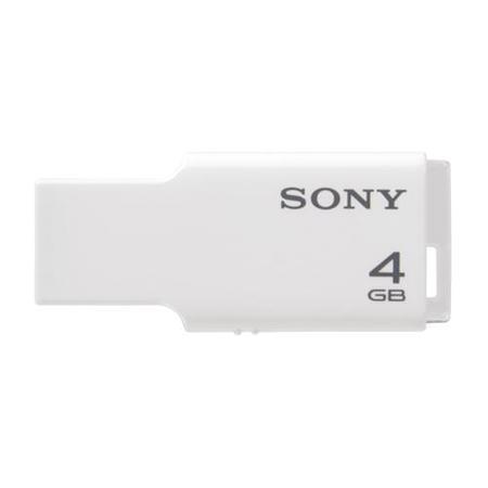 Sony Microvault Style 4GB USB 2.0 Flash Drive - White