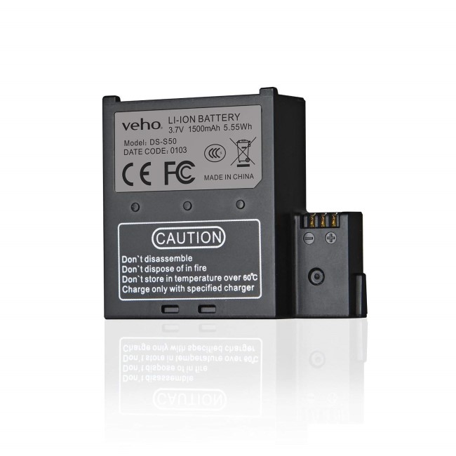 Veho VCC-A034-SB Muvi K-Series Handsfree Camera Spare Battery - 1500mAh