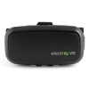 GRADE A1 - Virtual Reality Adjustable 3D Headset for Smartphones + Remote Control - Black