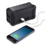 Veho Water Resistant speaker with integrated phone/tablet charger - Black