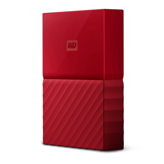 Western Digital My Passport 2TB 2.5" Portable Drive in Red
