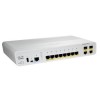Cisco Catalyst Compact 2960C-8PC-L - Switch - Managed - 8 x 10/100  2 x combo Gigabit SFP - desktop rack-mountable wall-mountable - PoE