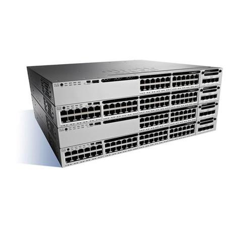 Cisco Catalyst 3850-48P-E - Switch - L3 - Managed - 48 x 10/100/1000 - desktop rack-mountable - PoE