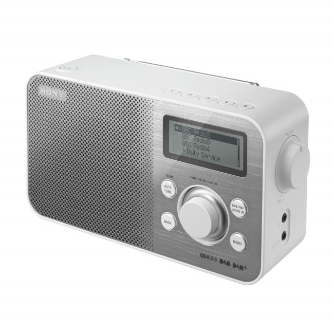 Sony XDR-S60D Portable DAB Radio - White