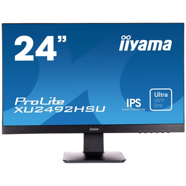 GRADE A1 - Iiyama ProLite XU2492HSU-B1 24" IPS 1920x1080 16_9 5ms Speakers VGA HDMI Monitor