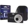 PRAKTICA Luxmedia Z250 Compact Digital Camera Includes  16GB SD Card + Case