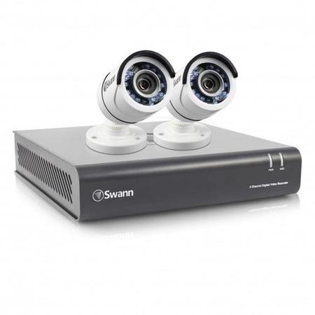 GRADE A1 - Box Open Swann DVR4-4550 4 Channel HD 1080p Digital Video Recorder with 2 x PRO-T853 1080p Cameras & 1TB Hard Drive
