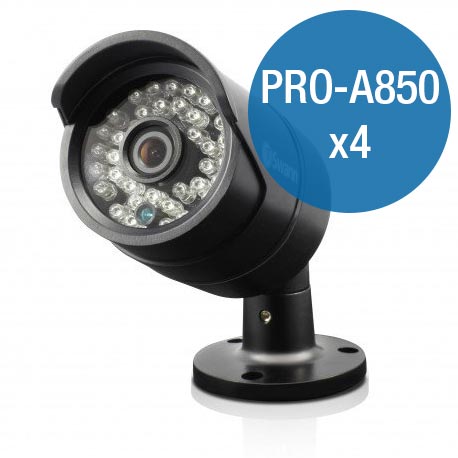Four Swann PRO-A850 CCTV security cameras