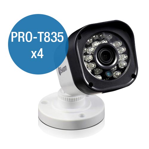 Four Swann PRO-T835 CCTV security cameras