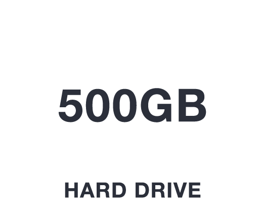 500GB Hard drive