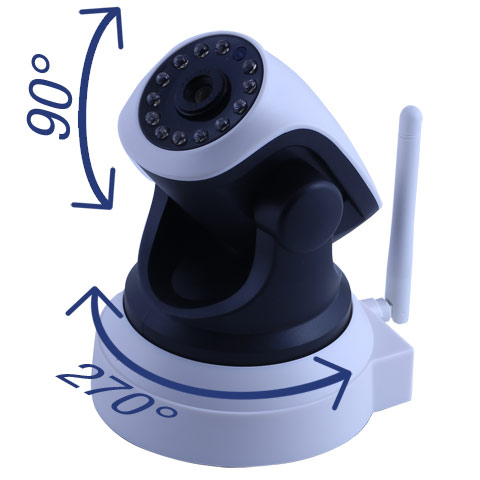electriQ IQ-51FX pet IP camera adjustable position