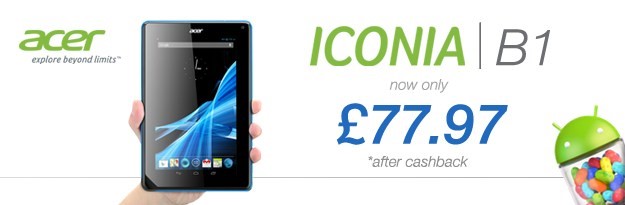Acer B1 Cashback