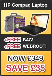 Free Tech Air Bag and Webroot with this Laptop