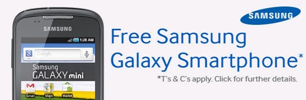 Free Samsung Galaxy Smartphone