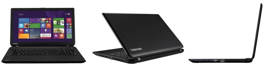 Toshiba Satellite laptop 3 views