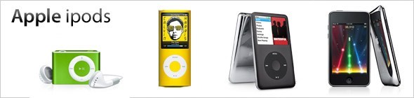 Apple Ipods, Ipod Shuffle, Ipod Touch, Ipod Classic, Ipod nano