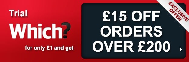 £15 off your order with Which?