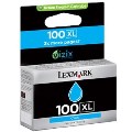 14N1069E Lexmark Cartridge No. 100XL - Print cartridge - High Yield - 1 x Cyan - 600 pages - LRP / LCCP