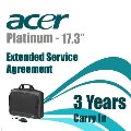 Q3.L06LB.A00 Acer Platinum Warranty with Accidental Damage and 17.3" Bag and Mouse