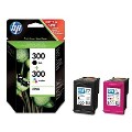 CN637EE HP 300 - Print Cartridge Multipack - 1 x Black/Yellow/Cyan/Magenta
