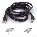 A3L791B03M-BLKS Belkin RJ45 CAT-5e Patch Cable - 3 metre 9.8 foot - Snagless Molded - Black