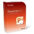079-05186 Microsoft PowerPoint 2010 32bit/64Bit English DVD - 1 User