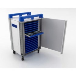 Monarch Monarch TabCabby 32 port tablet trolley horizontal storage