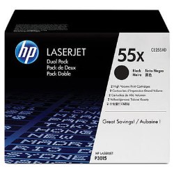 Hewlett Packard Hewlett Packard HP 55X Dual Pack Toner cartridge 2 x black 12500 pages
