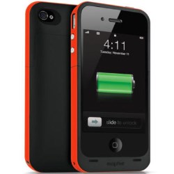 Mophie Mophie Juice Pack Plus Case and Rechargeable Battery for iPhone 44S Red