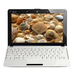 1001HA-WHI003X ASUS Eee PC 1001HA Netbook in White - 4 Hours Battery