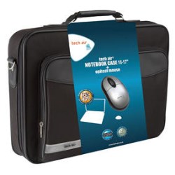 Tech Air Tech Air 173 Black Laptop Carry Case and Silver Mousequot