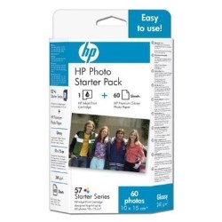 Hewlett Packard HP Photo Pack 57 print cartridge paper kit