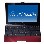 ASUS Eee PC Seashell 1008HA Netbook in Red - 6 Hours Battery Life