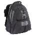 Targus Backpac Sports Deluxe Black and Silver Nylon