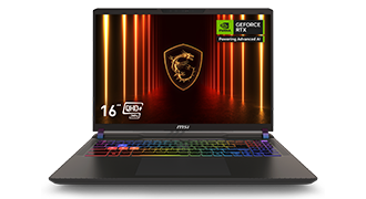 MSI Vector 16 HX AI A2XWHG-403UK Intel core Ultra 7 16GB RAM 512GB SSD GeForce RTX 5070 Ti 240Hz 16 Inch Windows 11 Advanced Gaming Laptop