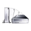 Antec Minuet 350 Micro ATX Slimline Desktop Case 380W 80+ USB3 eSATA Black and Silver