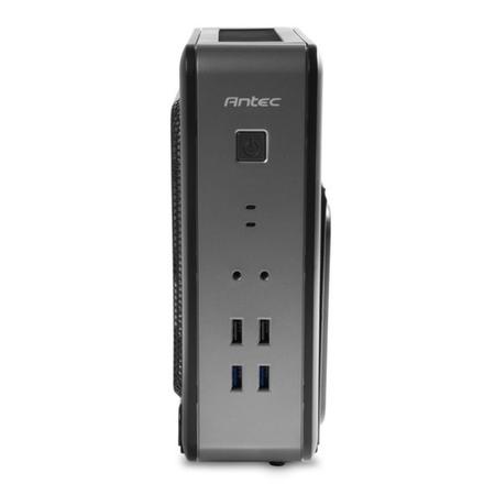 Antec ISK110 VESA Mini ITX Case 90W Ext. PSU Vesa Mounting Bracket 2 x 2.5" USB 3.0 Black
